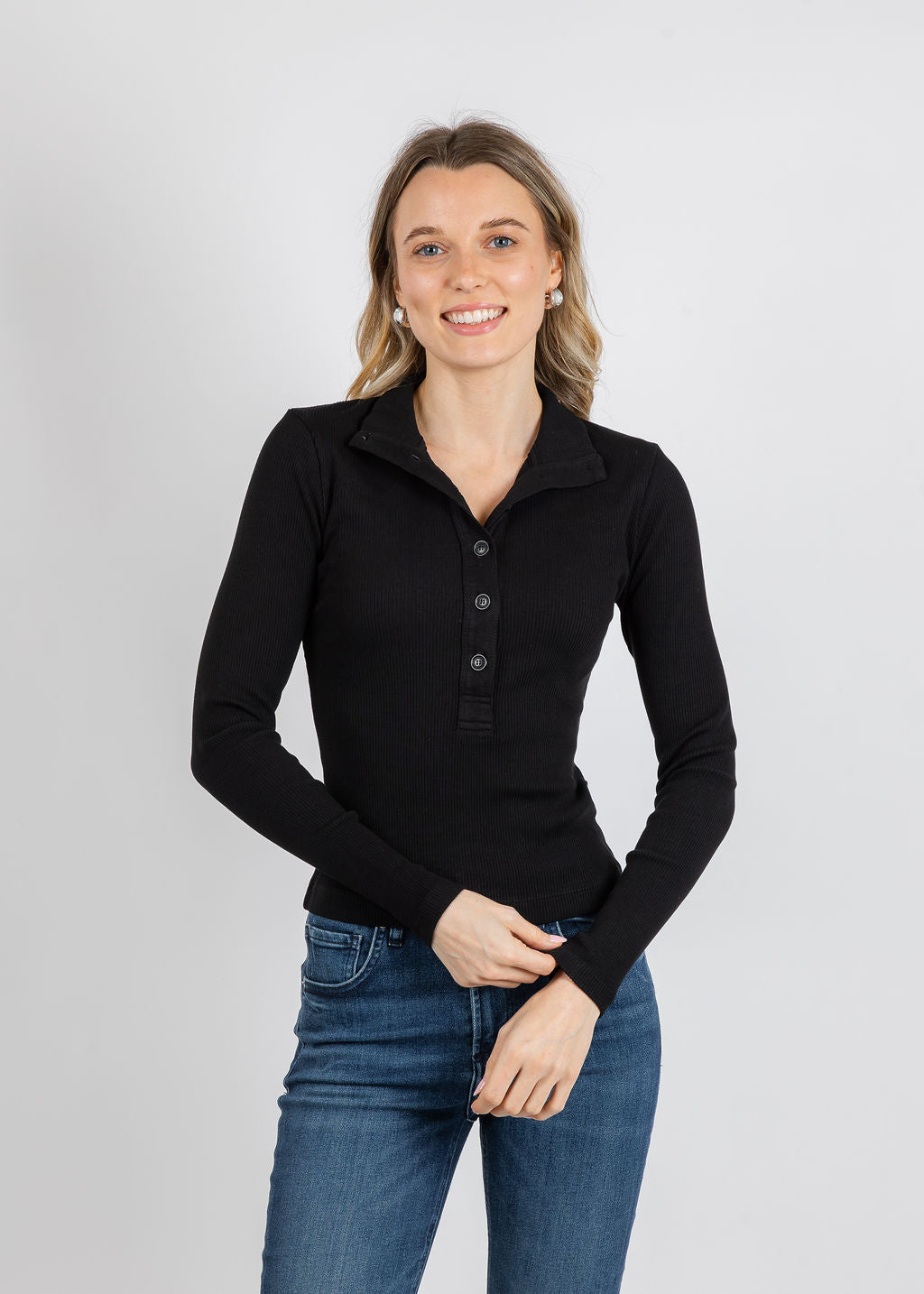 Citizens of Humanity Sheena Henley in Black available at Barbara Katz