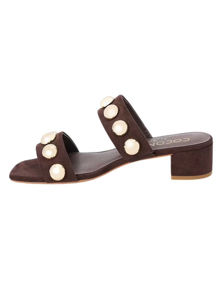 Coconuts by Matisse Venus Studded Sandal in Coffee available at Barbara Katz