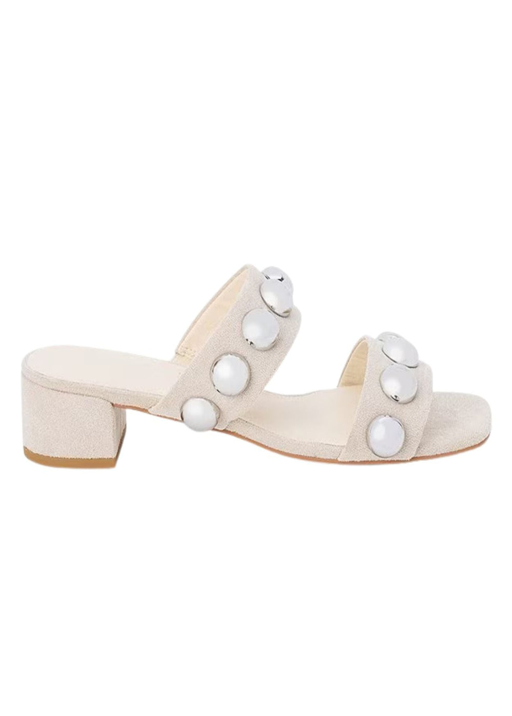 Coconuts by Matisse Venus Studded Sandal in Natural available at Barbara Katz