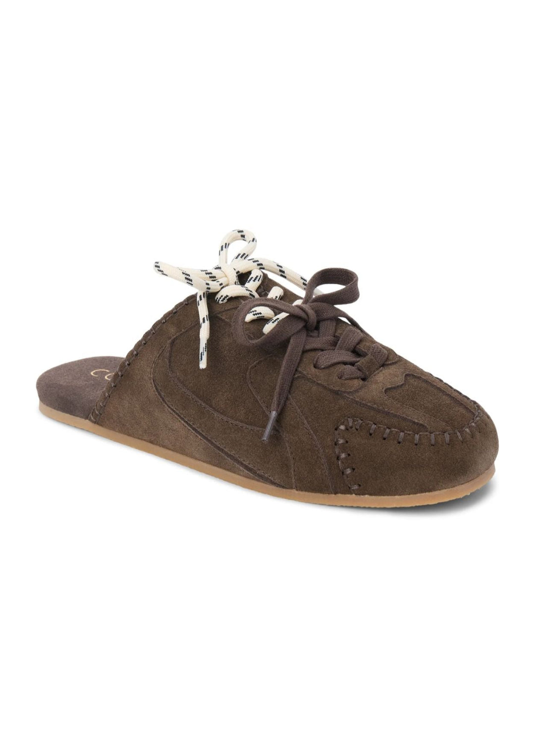 Coconuts by Matisse Devyn Slip On Moccasin  Sneaker Mule in Chocolate available at Barbara Katz