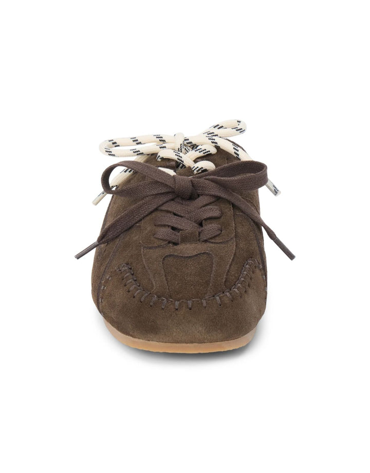 Coconuts by Matisse Devyn Slip On Moccasin  Sneaker Mule in Chocolate available at Barbara Katz