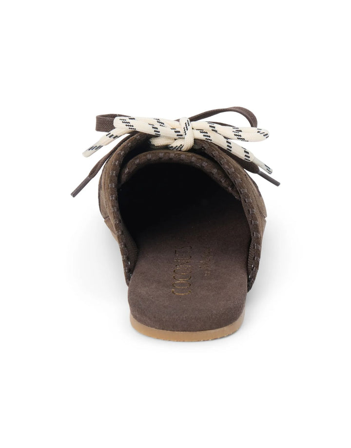 Coconuts by Matisse Devyn Slip On Moccasin  Sneaker Mule in Chocolate available at Barbara Katz