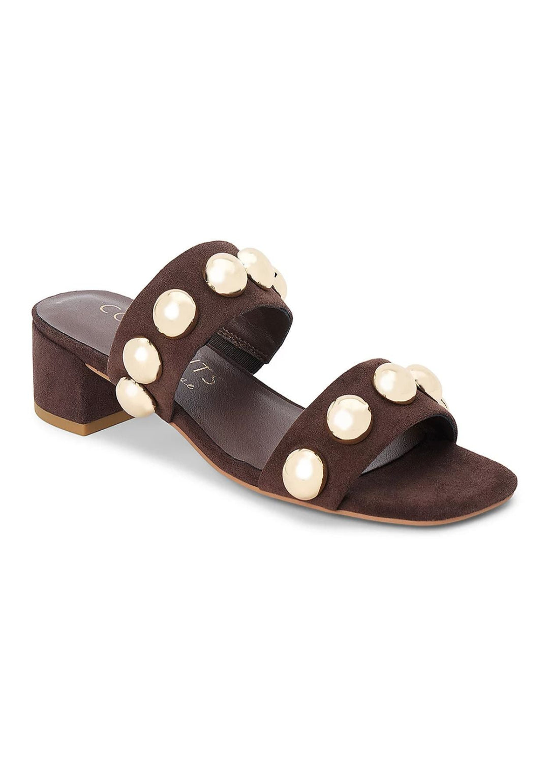 Coconuts by Matisse Venus Studded Sandal in Coffee available at Barbara Katz