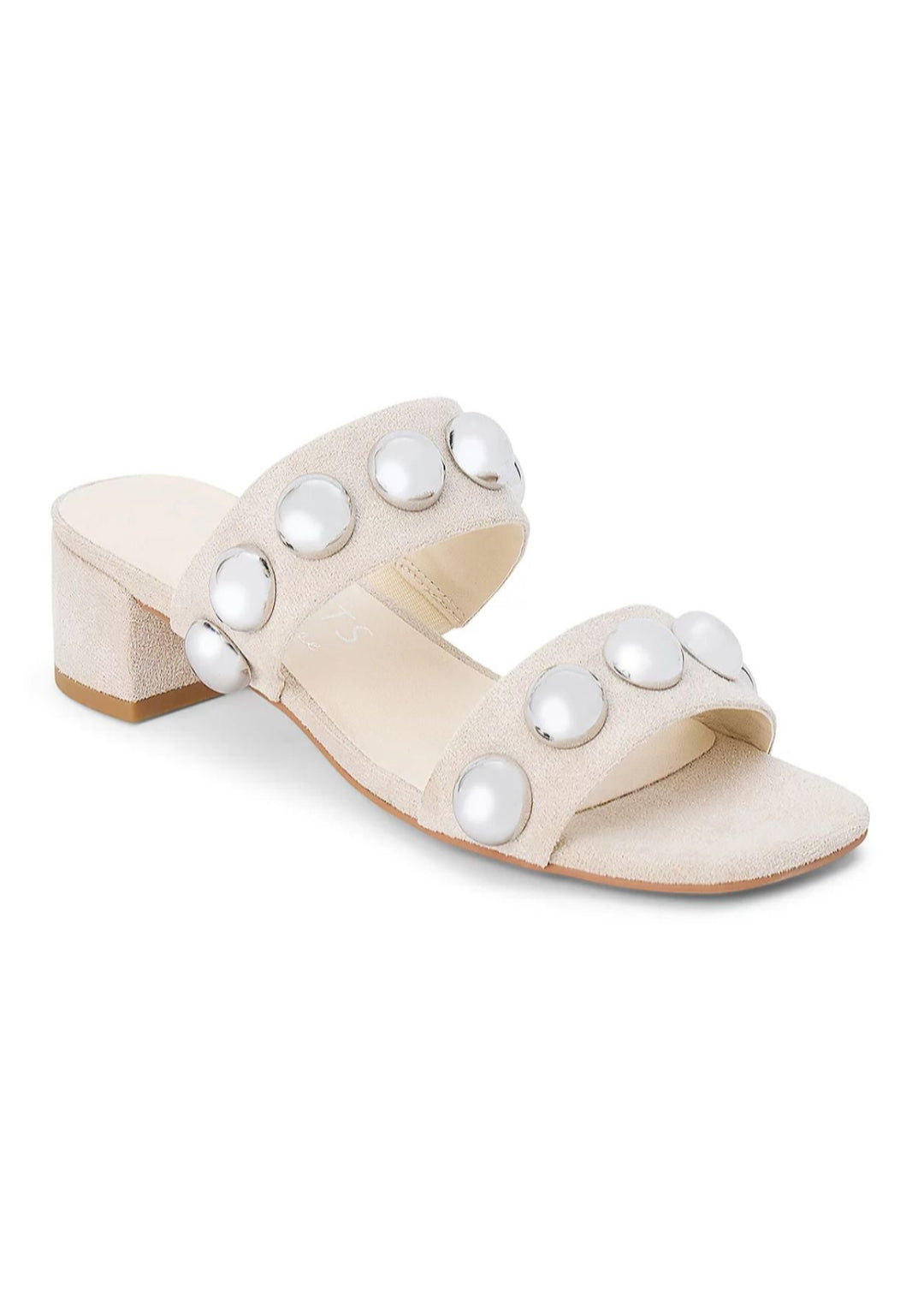 Coconuts by Matisse Venus Studded Sandal in Natural available at Barbara Katz