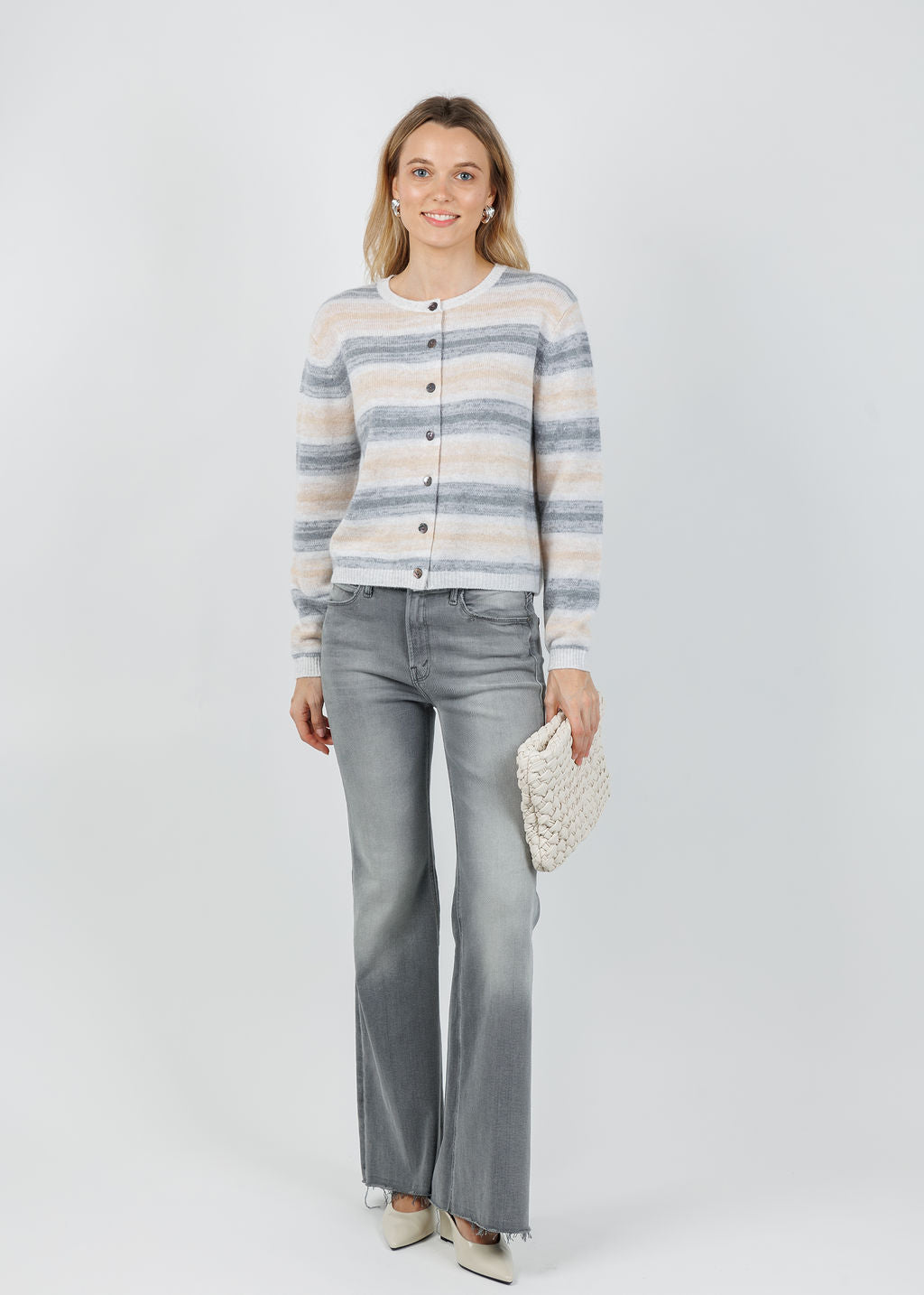 Colorush Nicoya Twist Cardigan in Scorpio available at Barbara Katz