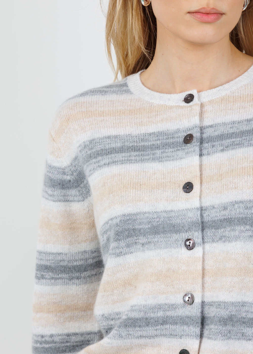 Colorush Nicoya Twist Cardigan in Scorpio available at Barbara Katz