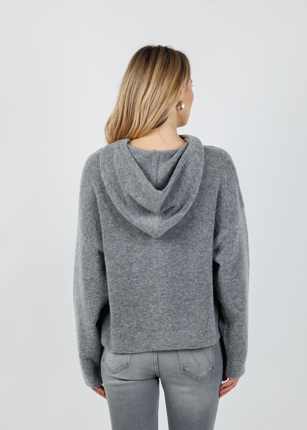 COLORUSH Zeta Jumana Hoodie in Stone available at Barbara Katz