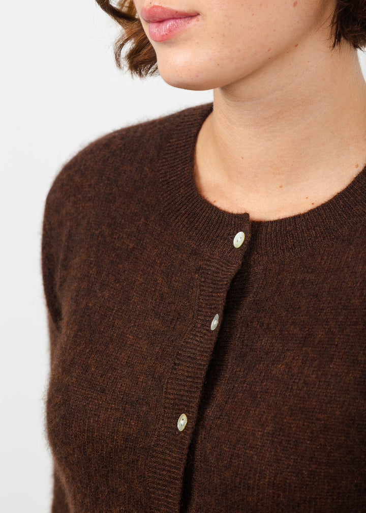 Colorush Amara Malou Cardigan in Americano available at Barbara Katz