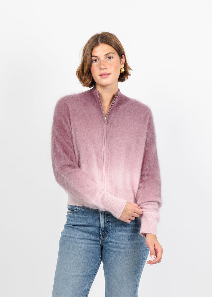 Colorush Brushed Dip Toto Jacket in Merlot Mist available at Barbara Katz