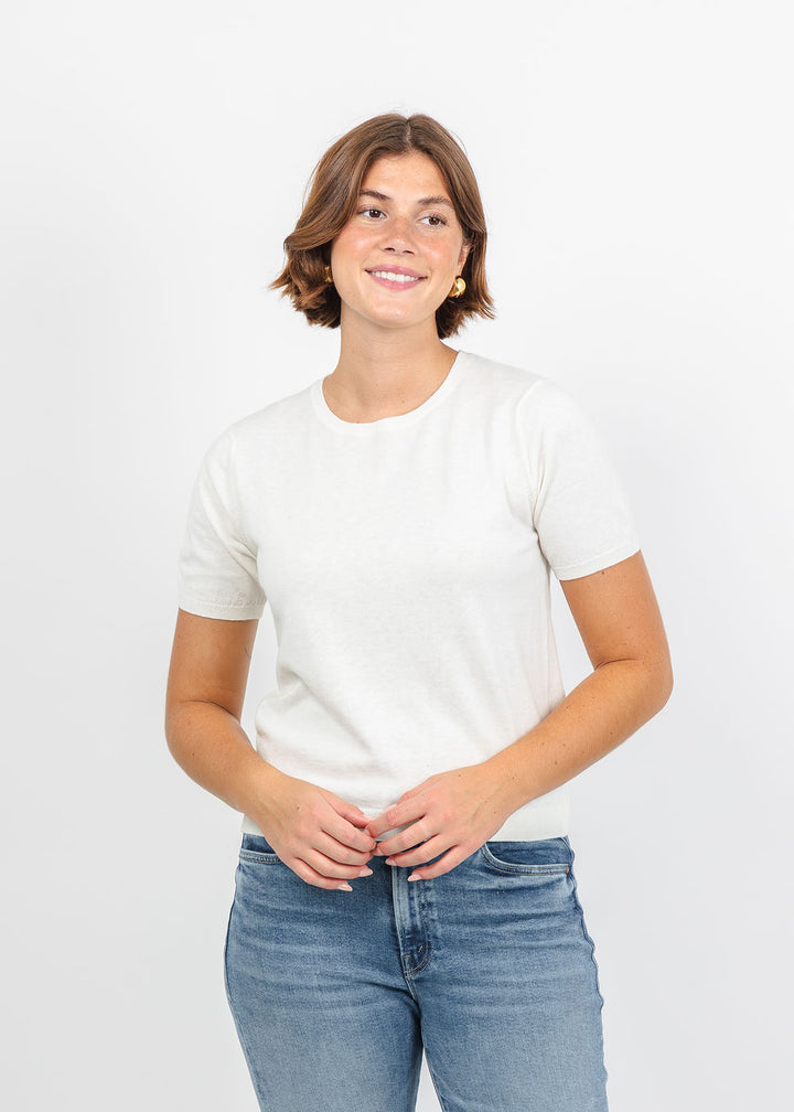 Colorush CC Whistler Tee in Starch available at Barbara Katz