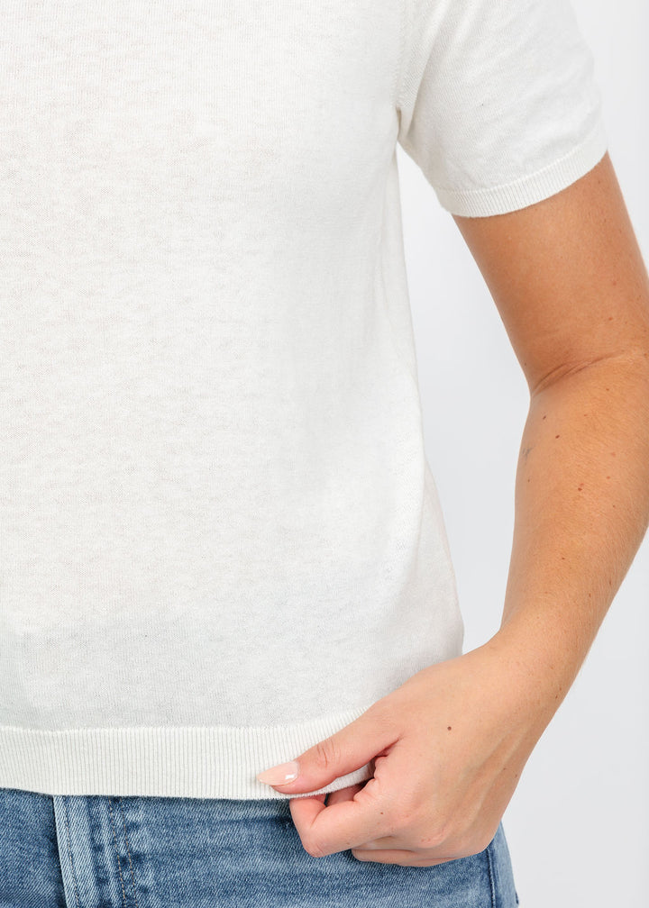 Colorush CC Whistler Tee in Starch available at Barbara Katz