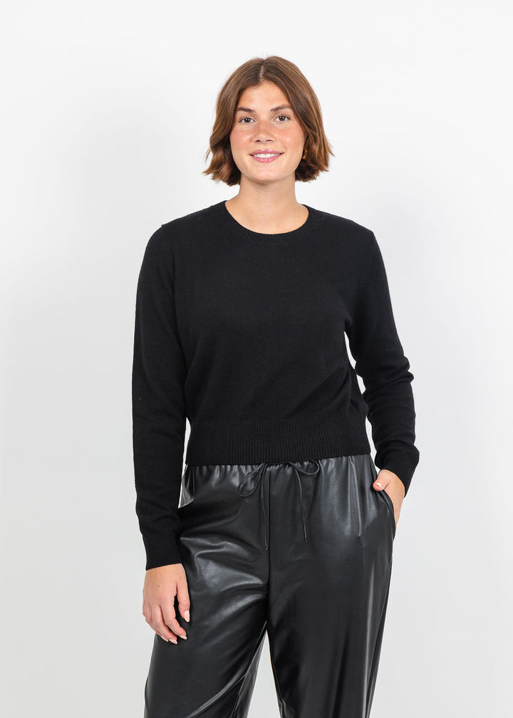 Colorush Womad Little Crew Sweater in Black available at Barbara Katz