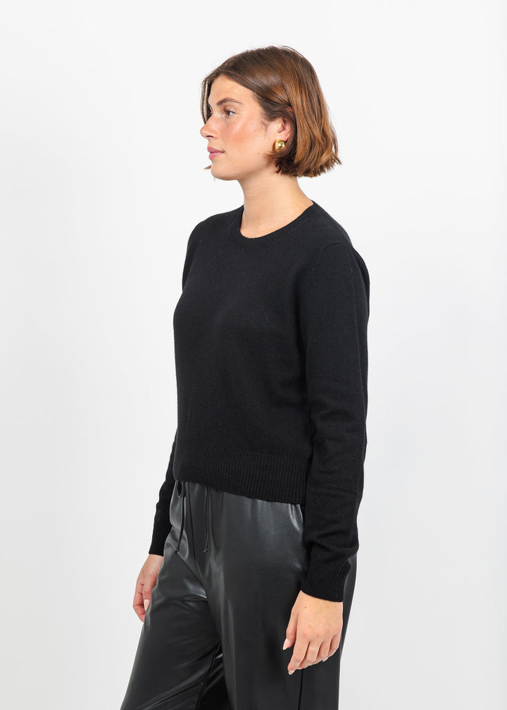 Colorush Womad Little Crew Sweater in Black available at Barbara Katz