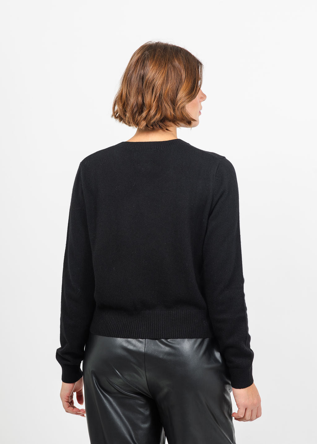 Colorush Womad Little Crew Sweater in Black available at Barbara Katz