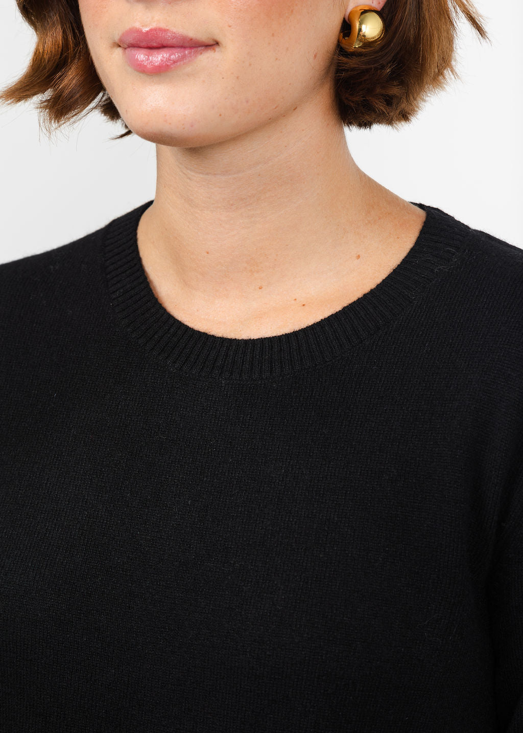 Colorush Womad Little Crew Sweater in Black available at Barbara Katz