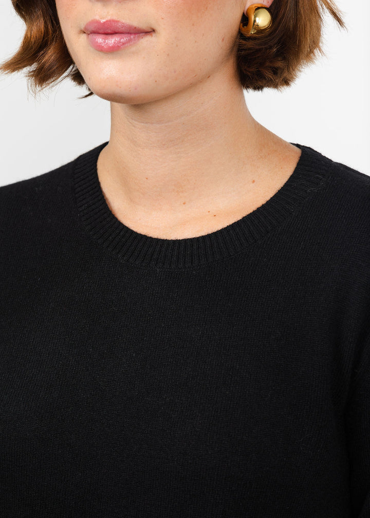 Colorush Womad Little Crew Sweater in Black available at Barbara Katz
