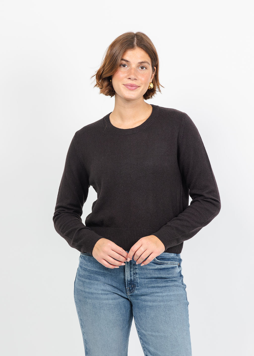 Colorush Womad Little Crew Sweater in Coco Loco available at Barbara Katz