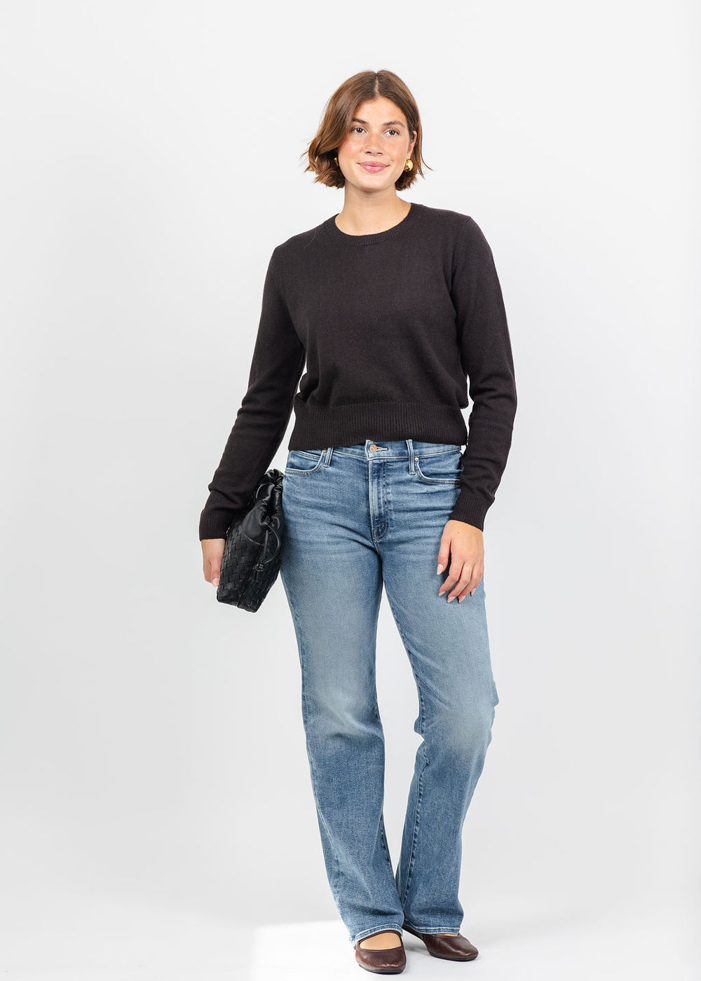 Colorush Womad Little Crew Sweater in Coco Loco available at Barbara Katz