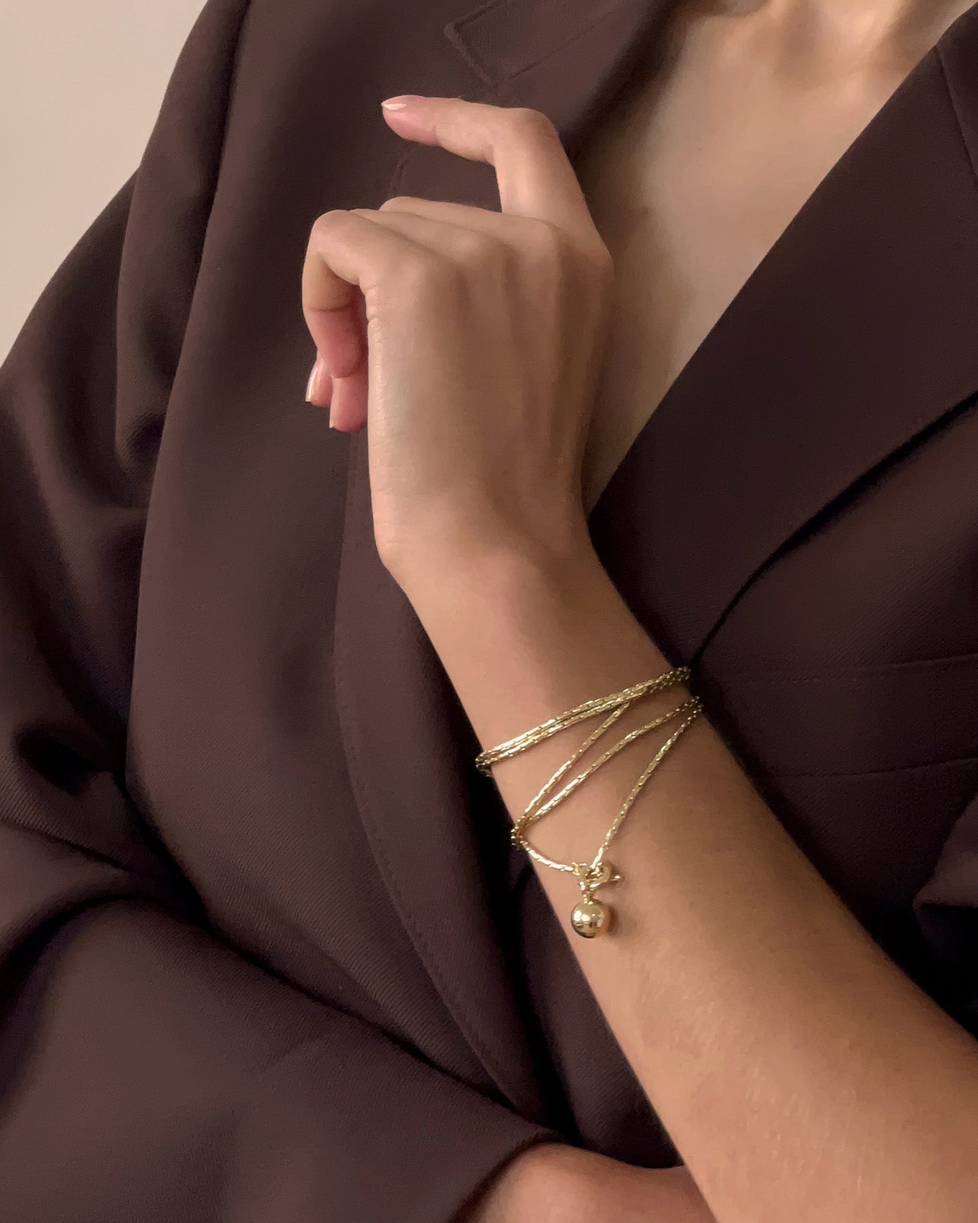 Jenny Bird Constance Wrap Chain Necklace - Gold – Barbara Katz