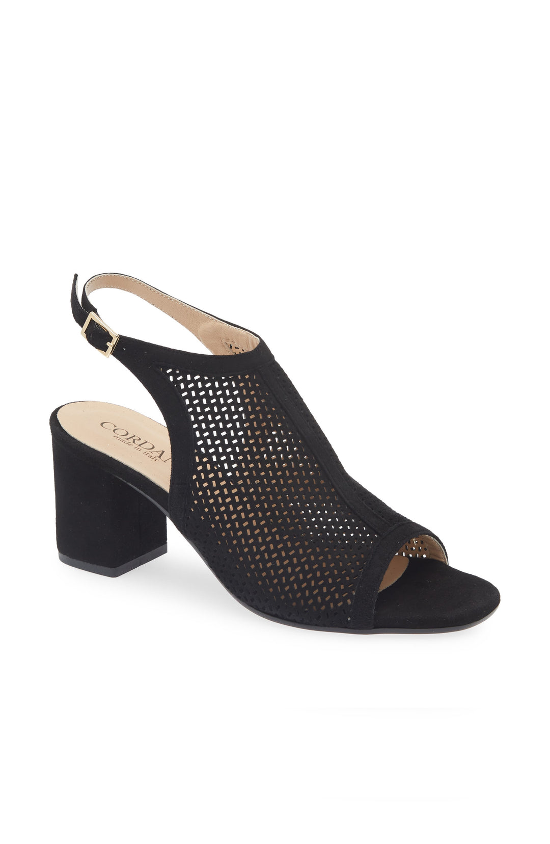 Cordani Illia Sandals in Black Suede available at Barbara Katz