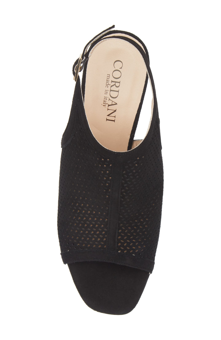 Cordani Illia Sandals in Black Suede available at Barbara Katz