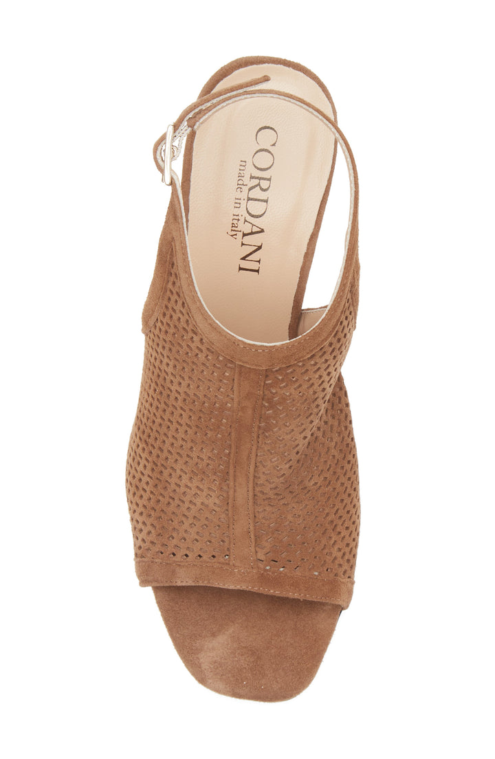 Cordani Illia Sandals in Cuoio Suede available at Barbara Katz