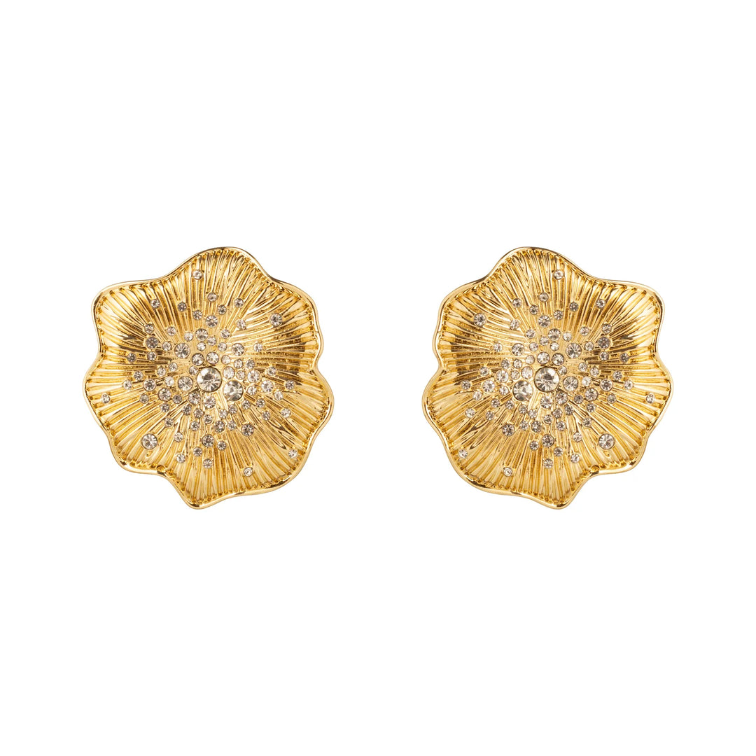 Mignonne Gavigan Christopher Stud Earrings in Gold available at Barbara Katz