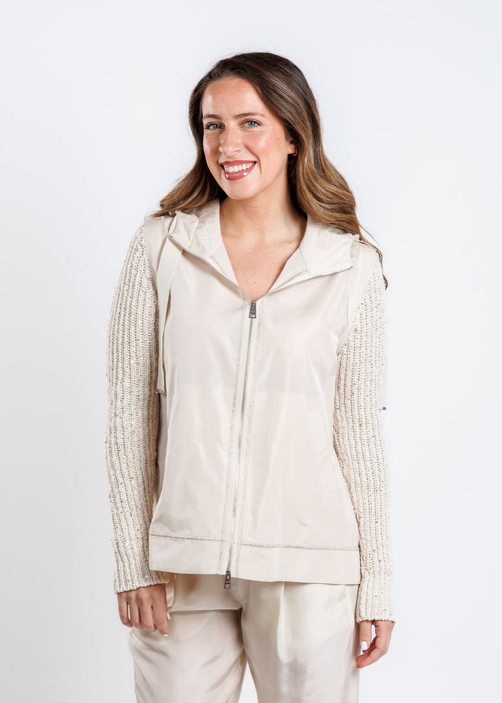 D. Exterior Marmo Sweatshirt Hoodie available at Barbara Katz