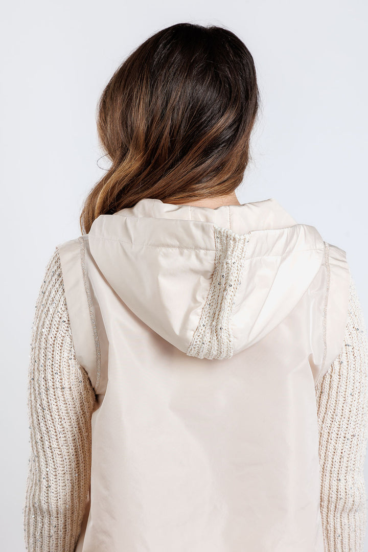 D. Exterior Marmo Sweatshirt Hoodie available at Barbara Katz