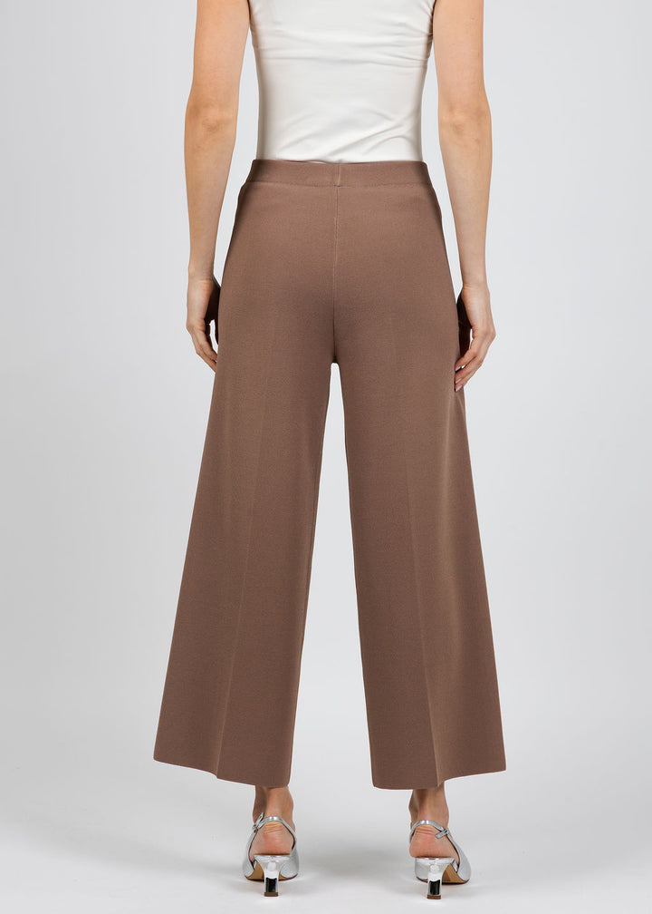 D. Exterior Wide Leg Trousers in Mocha available at Barbara Katz