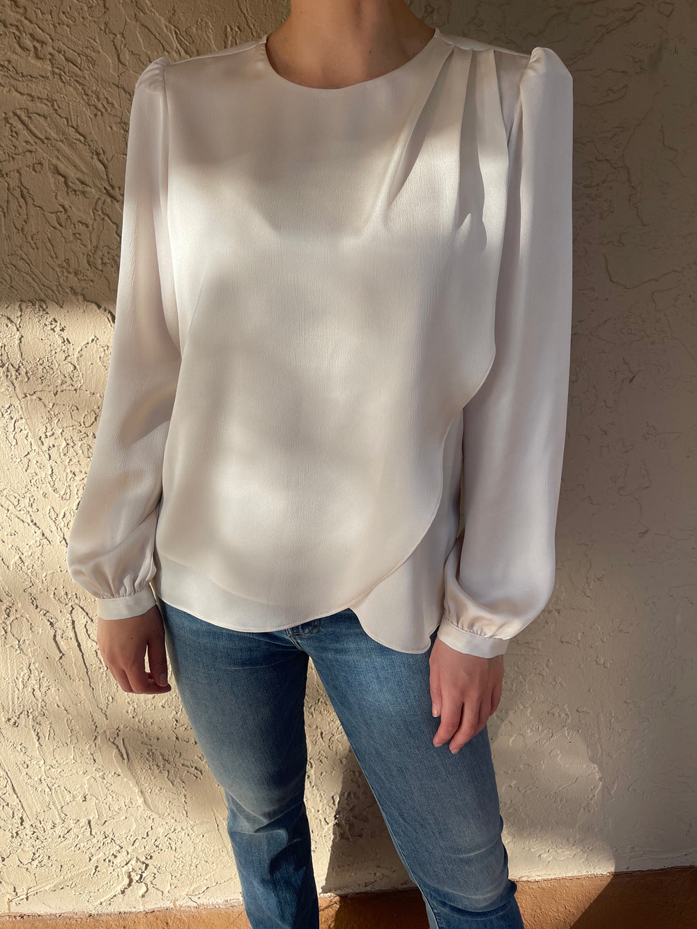 Puff Sleeve Blouse - Off White