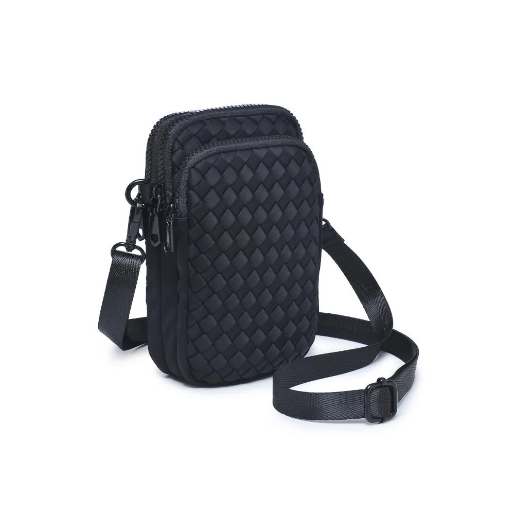 Sol and Selene Divide & Conquer Woven Crossbody - Black