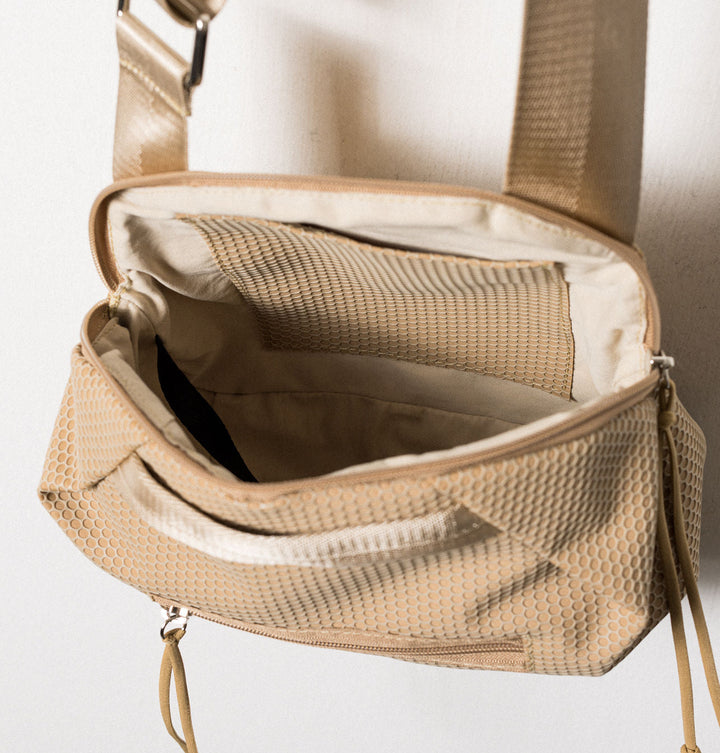 Daniella Lehavi Bonnie Crossbody Bag in Oat available at Barbara Katz