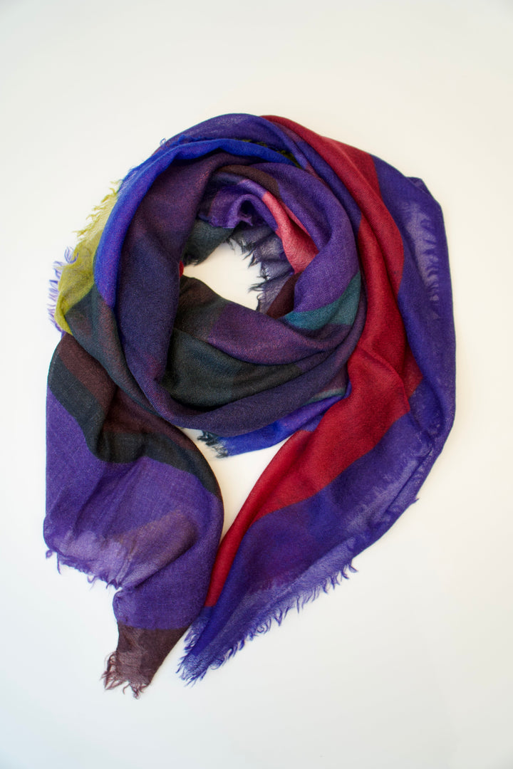 Suzi Roher Lila, Electric Love Scarf available at Barbara Katz