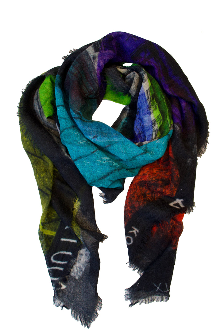 Suzi Roher Lila, Vogue Dots Scarf available at Barbara Katz