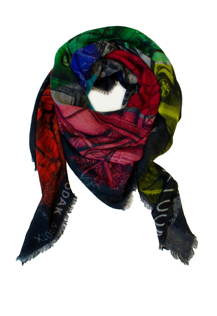 Suzi Roher Lila, Vogue Dots Scarf available at Barbara Katz
