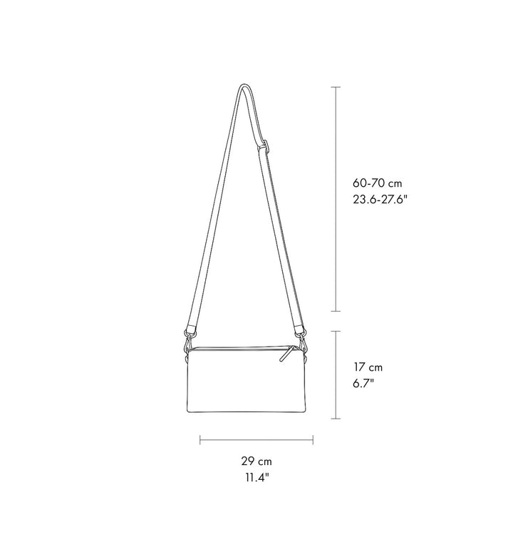Daniella Lehavi Dallas Evening Shoulder Bag measurements
