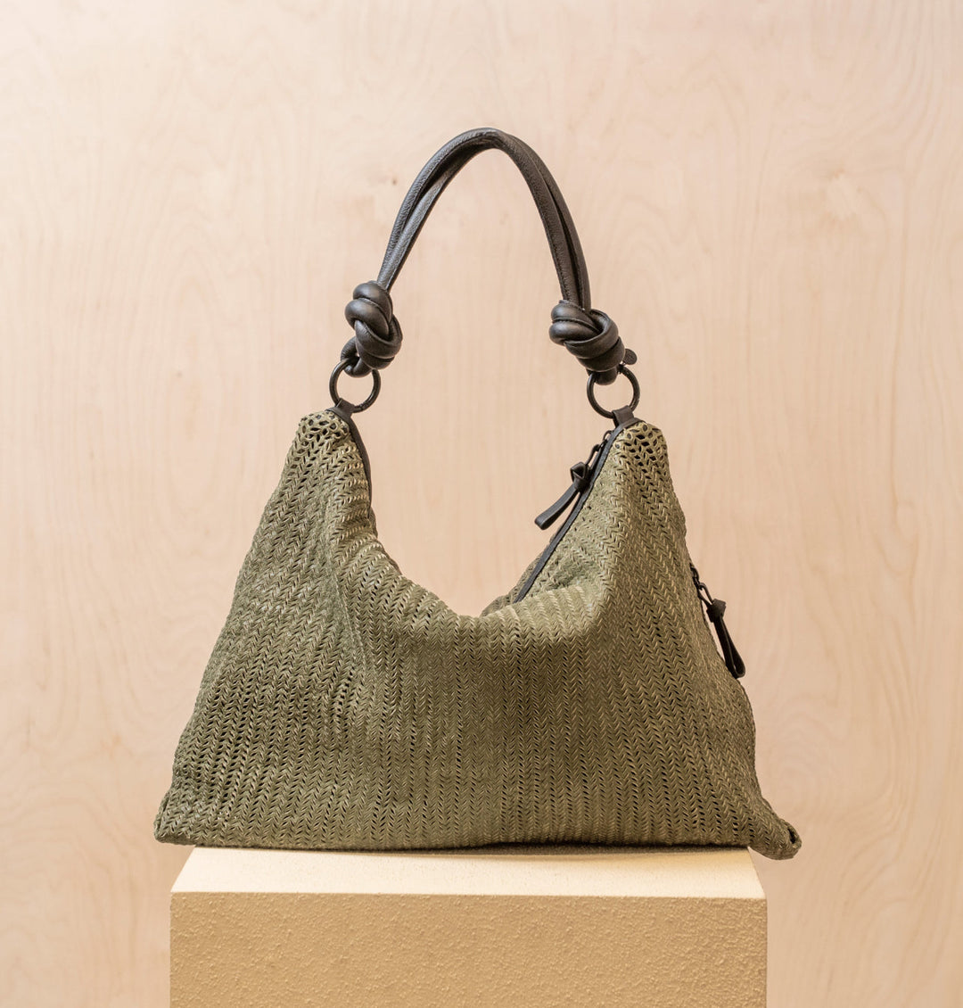 Daniella Lehavi Dallas Tote Bag in Rifle Green available at Barbara Katz