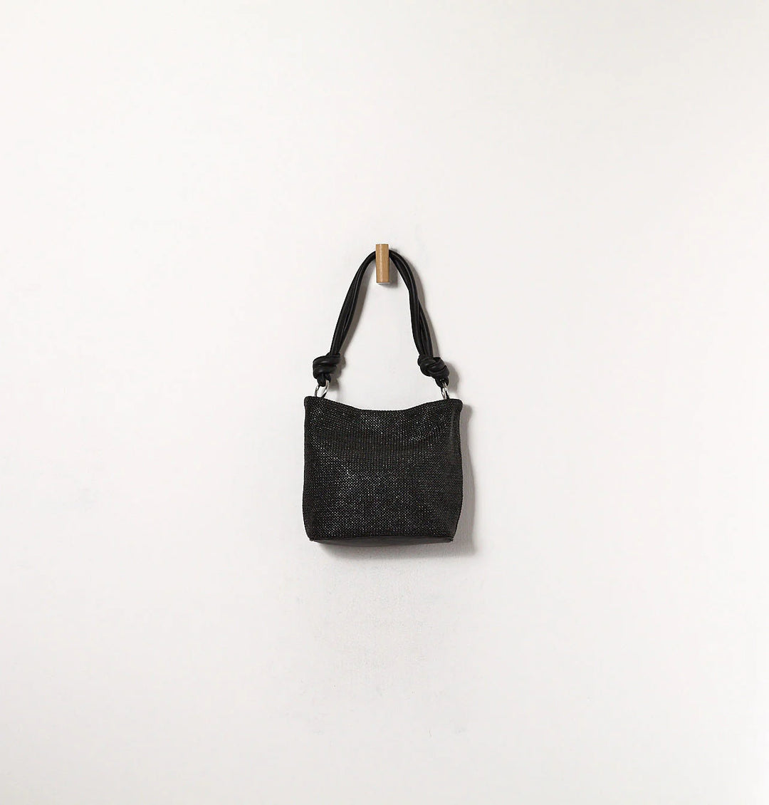 Daniella Lehavi Dallas Hobo Bag in Black Straw available at Barbara Katz