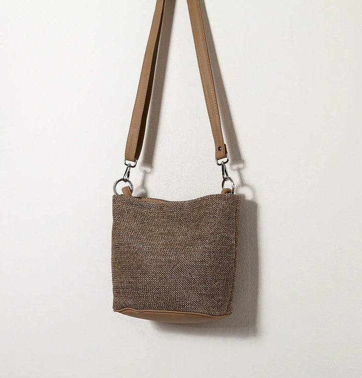 Daniella Lehavi Dallas Hobo Bag in Mocca Straw available at Barbara Katz