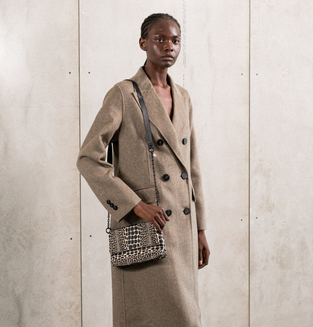 Daniella Lehavi Tokyo Clutch Bag in Cream available at Barbara Katz