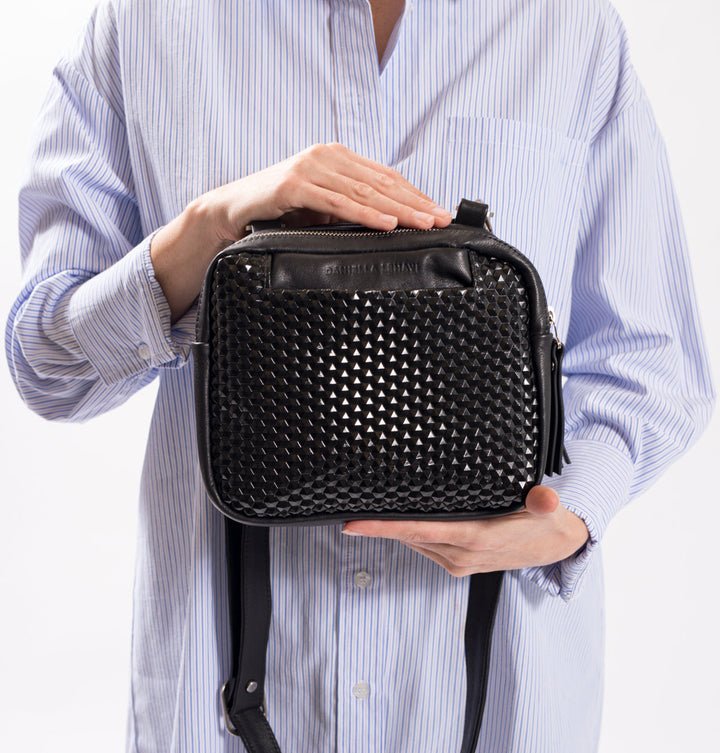 Daniella Lehavi Louise Mini Bag in 3D Black available at Barbara Katz