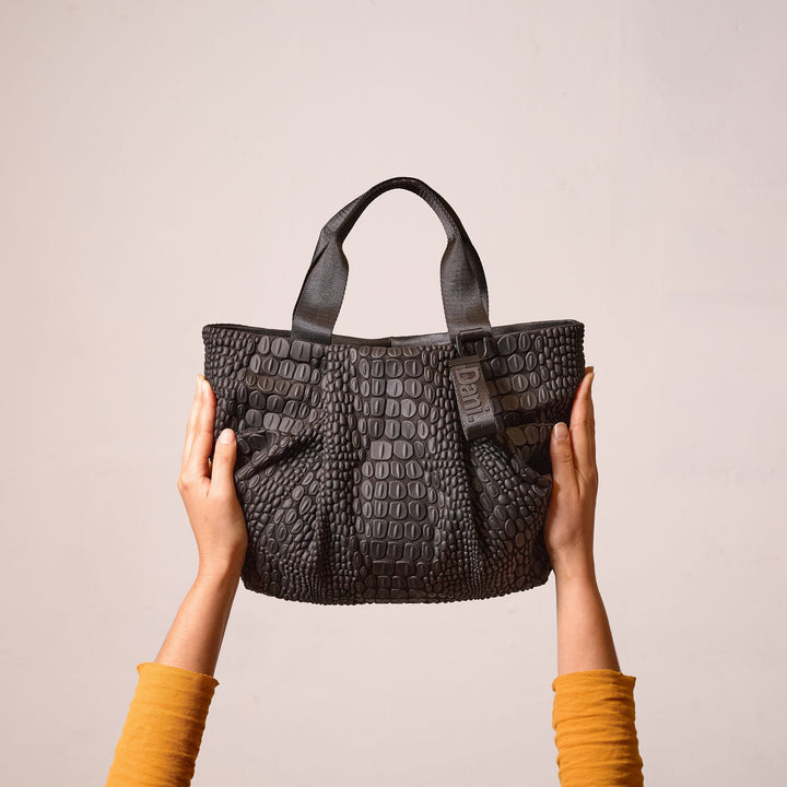 Daniella Lehavi Dani Tokyo Satchel Bag in Black available at Barbara Katz