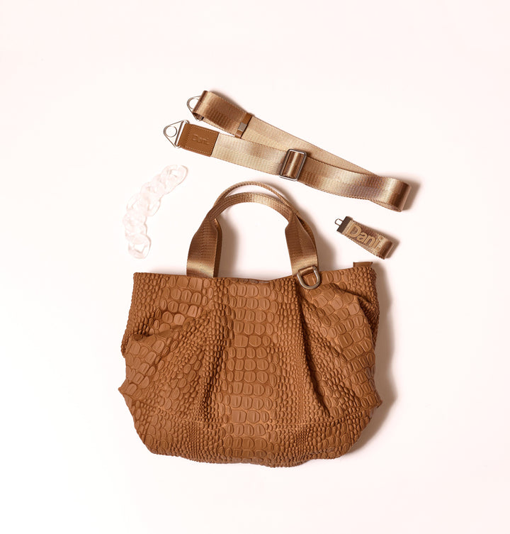 Daniella Lehavi Tokyo Satchel Bag in Caramel available at Barbara Katz