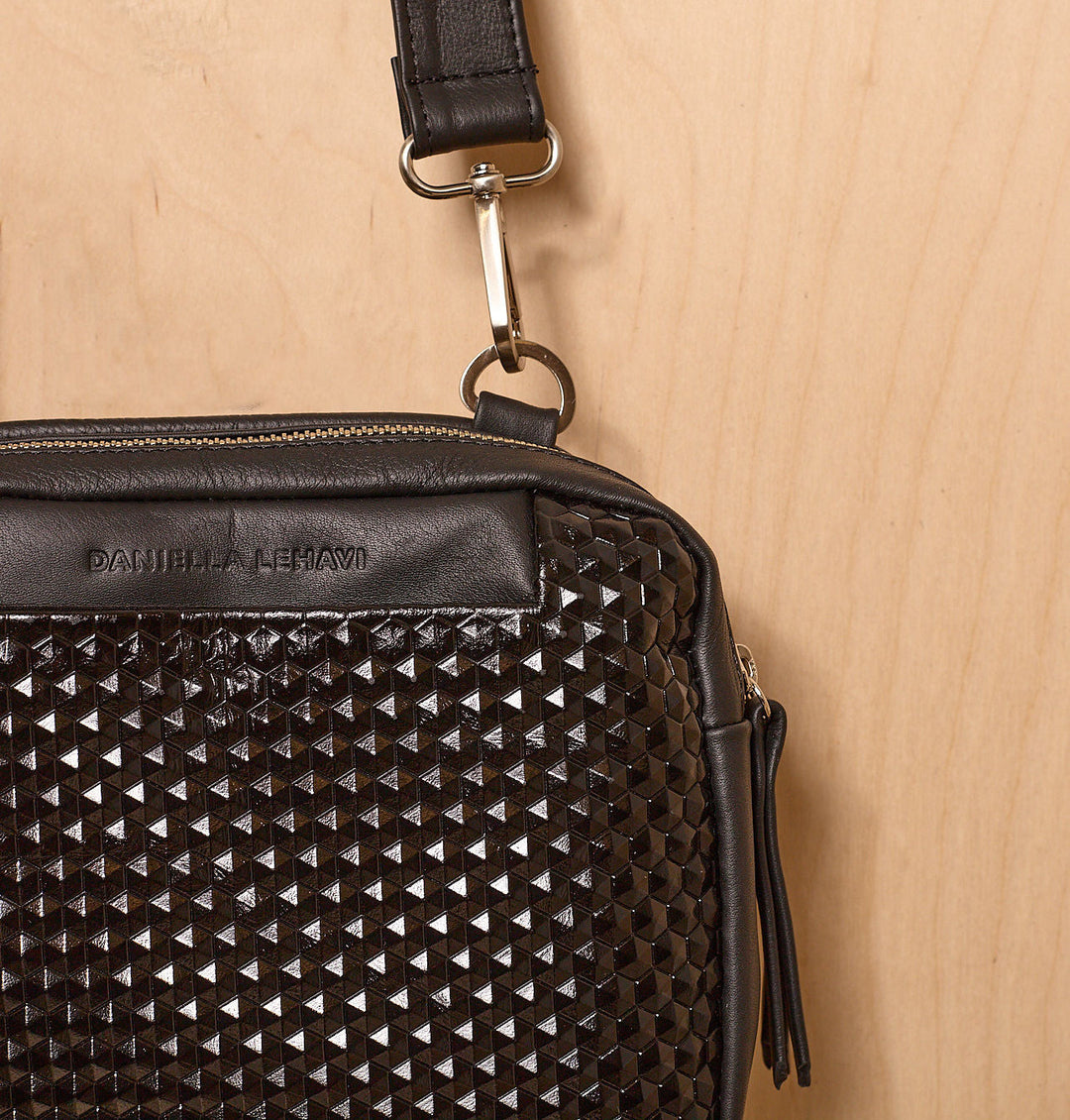 Daniella Lehavi Louise Mini Bag in 3D Black available at Barbara Katz