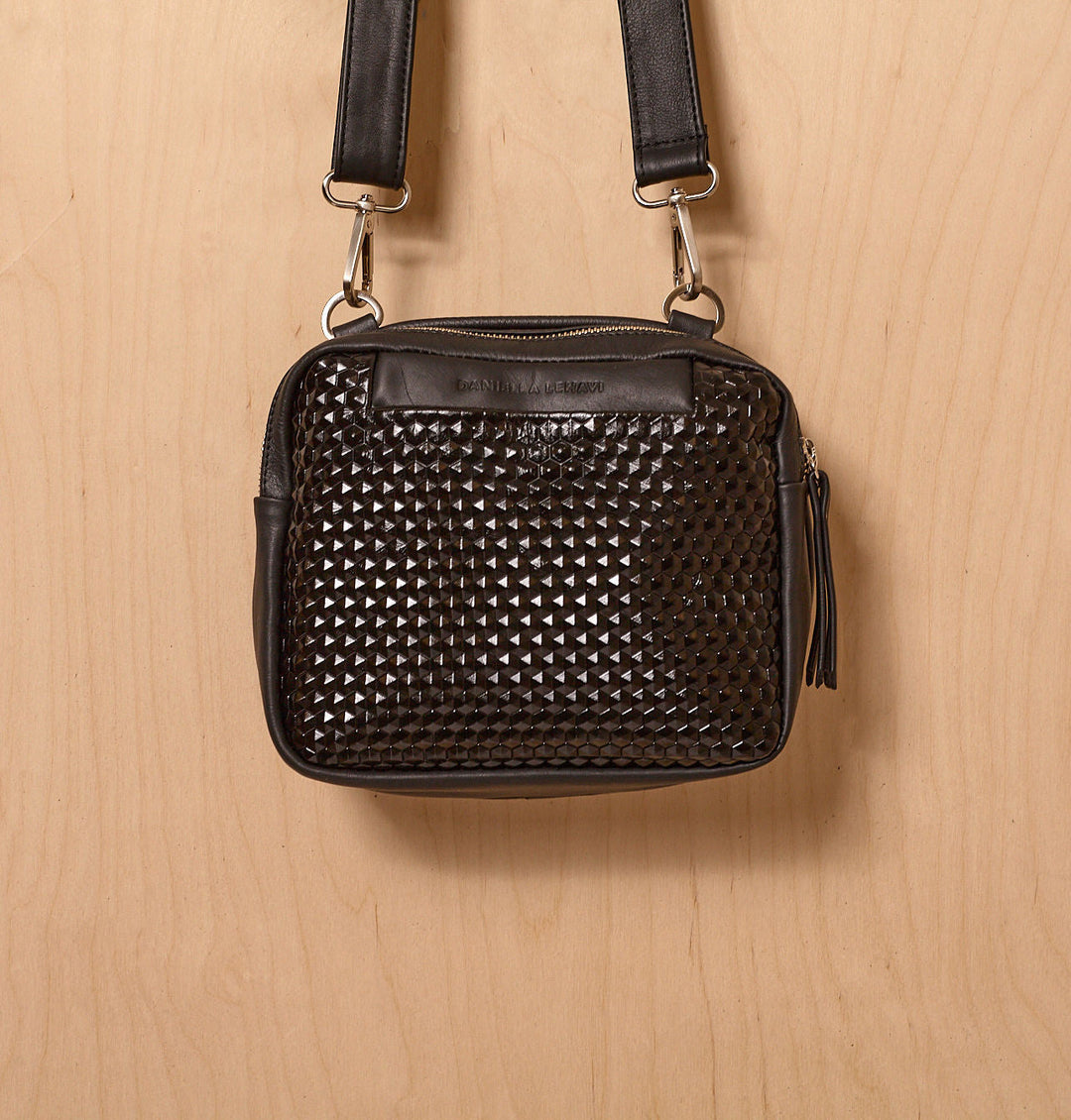 Daniella Lehavi Louise Mini Bag in 3D Black available at Barbara Katz