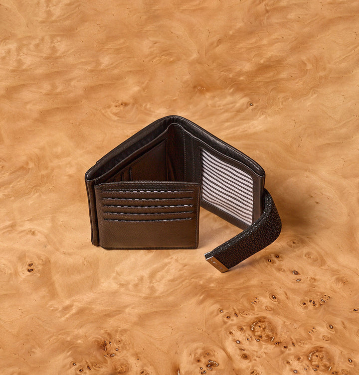 Daniella Lehavi Frida Medium Wallet in Dazzled Black available at Barbara Katz