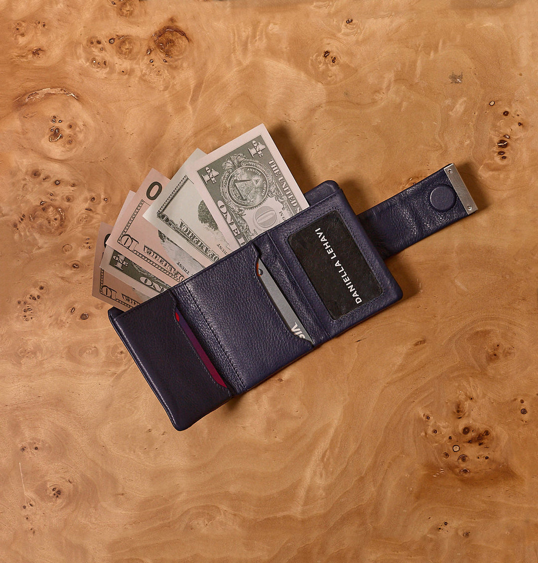 Daniella Lehavi Frida Small Wallet in Blue available at Barbara Katz