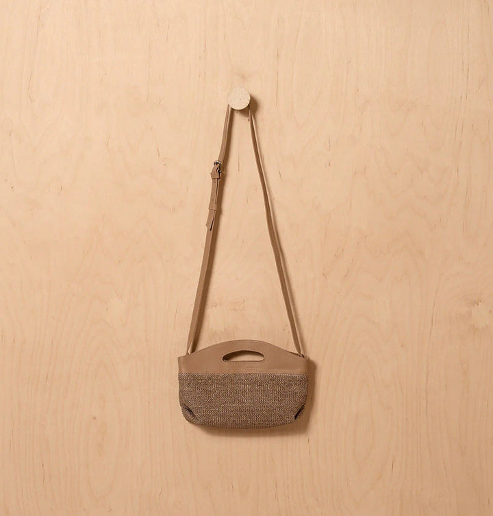 Daniella Lehavi Ocean Clutch Bag in Mocca Straw available at Barbara Katz