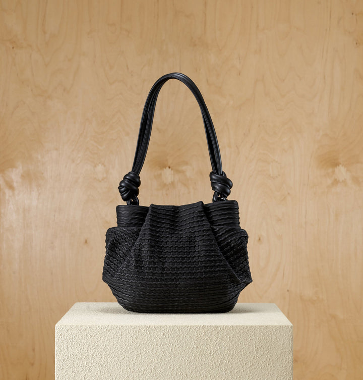Daniella Lehavi Bali Knotted Mini Bag in Black available at Barbara Katz